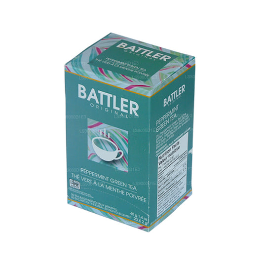 Té verde de menta Battler Original (40 g) 20 bolsitas de té