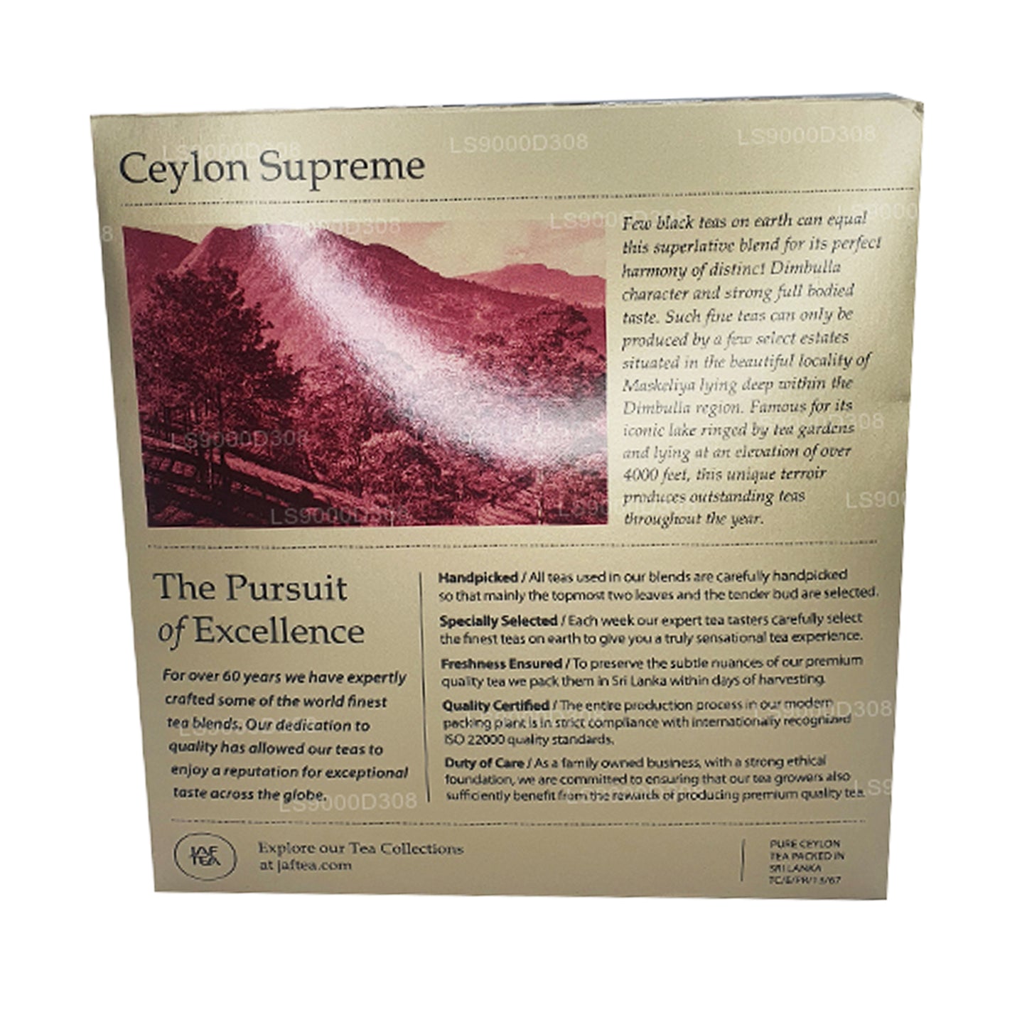 Jaf Tea Classic Gold Collection Ceylon Supreme (50 g)