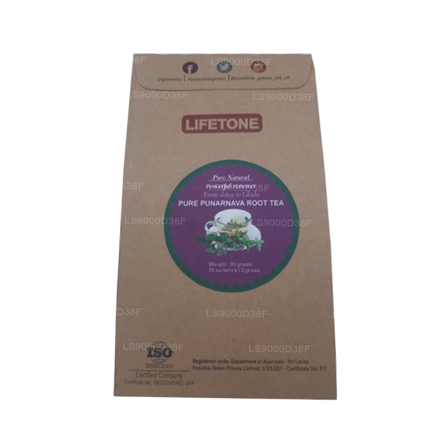 Té Lifetone Punarnava (30 g)