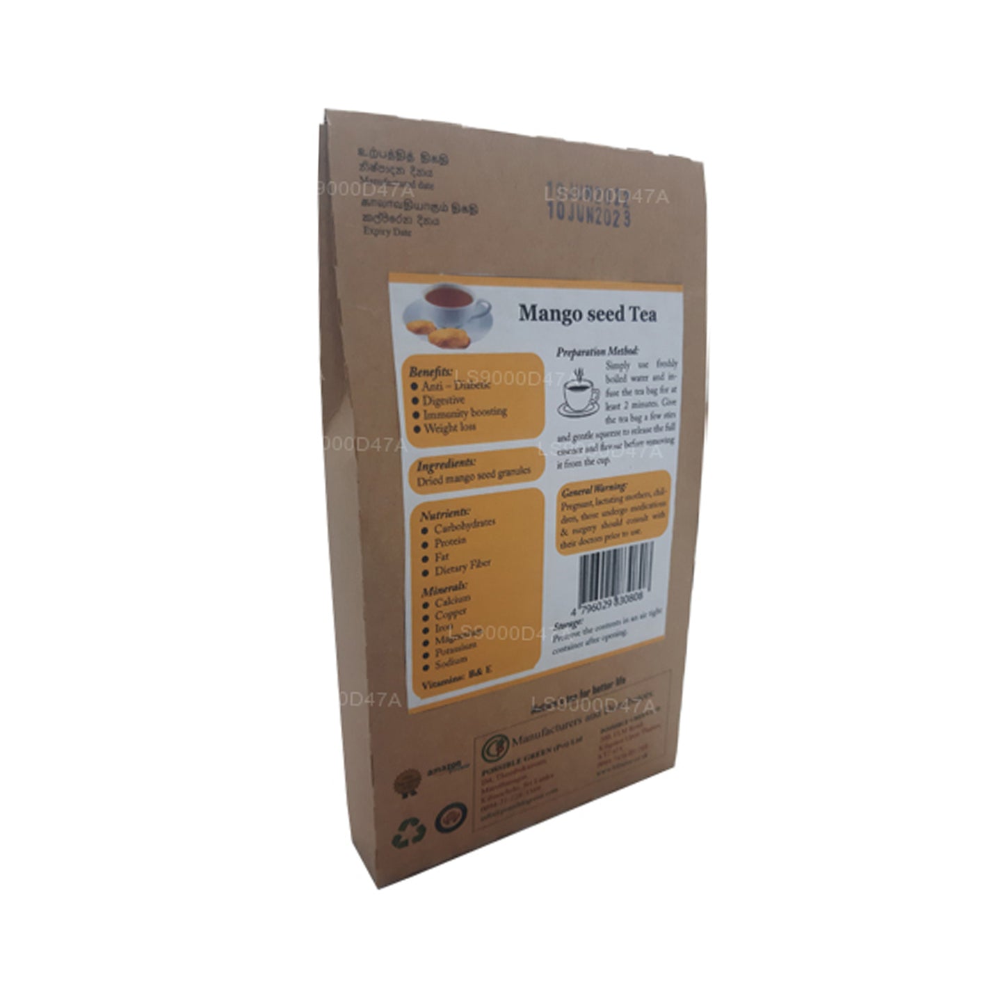 Lifetone Mango Seed Tea (40g)