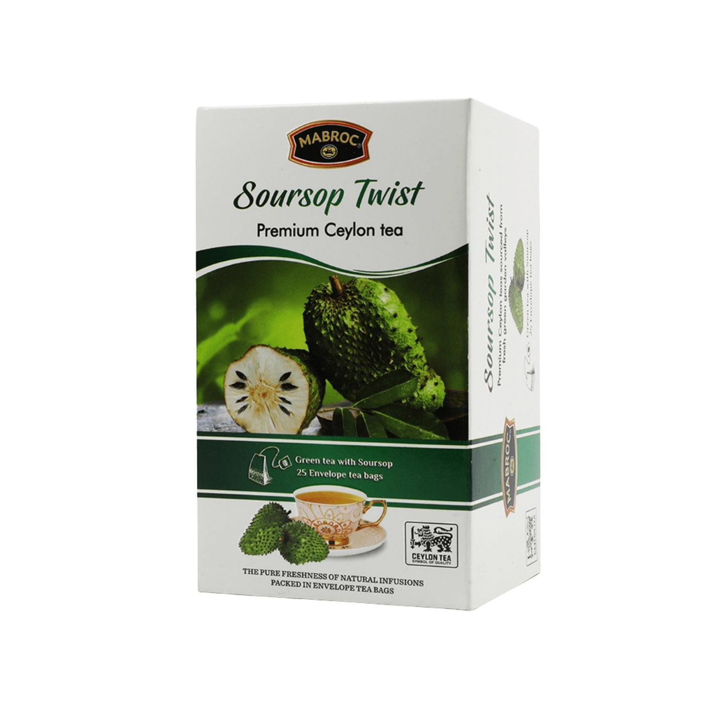 Té Mabroc Té de guanábana con un toque frutal (37.5g) 25 bolsitas