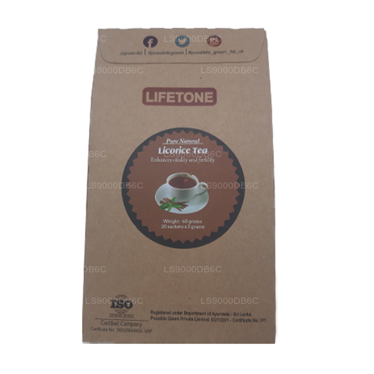 Té de regaliz Lifetone (40 g)
