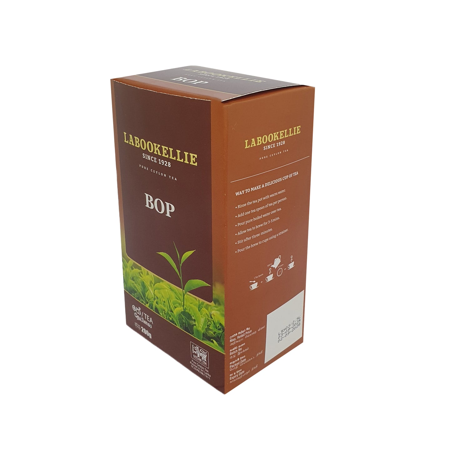 Té DG Labookellie BOP (200 g)