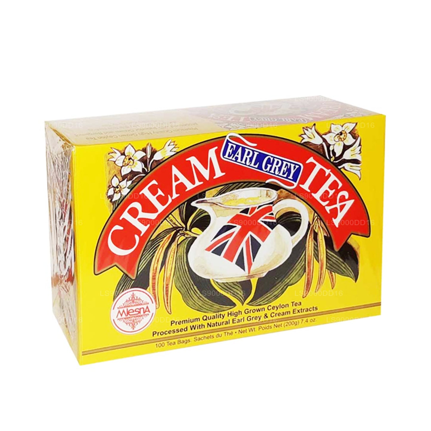 Té Mlesna Cream Earl Grey (200 g) 100 bolsitas de té