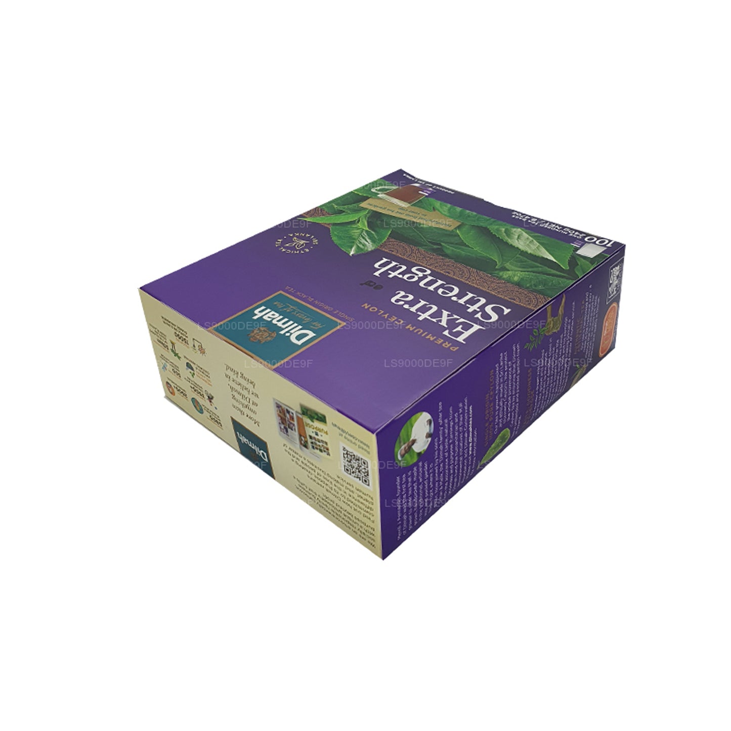 Té de Ceilán Dilmah Premium Extra Strength (240 g), 100 bolsitas de té