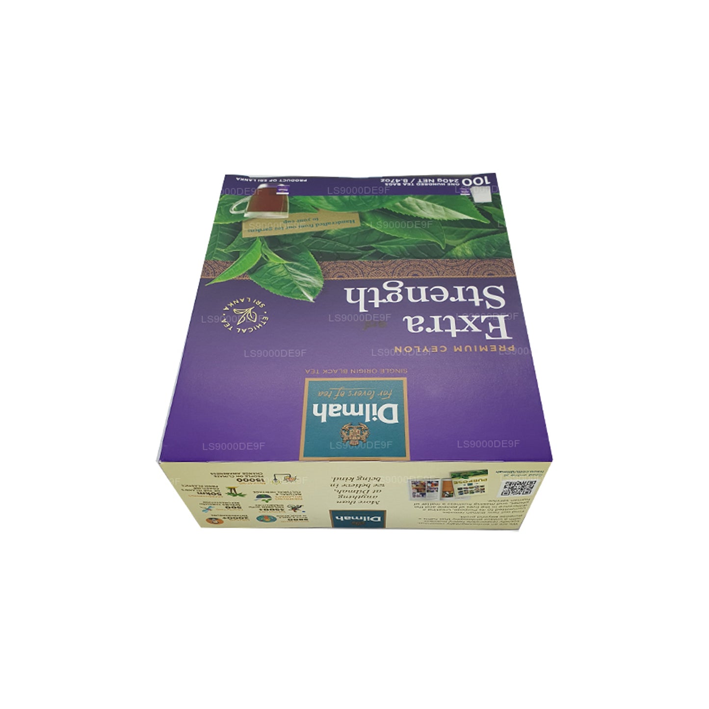 Té de Ceilán Dilmah Premium Extra Strength (240 g), 100 bolsitas de té