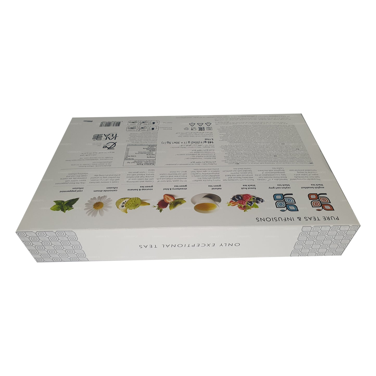 Tés e infusiones puros de Jaf Tea (145 g) 80 bolsitas de té