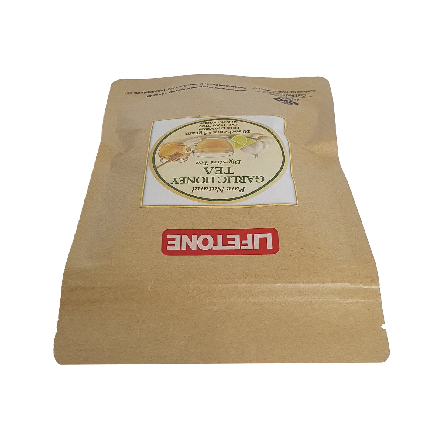 Té de ajo y miel Lifetone (40 g)