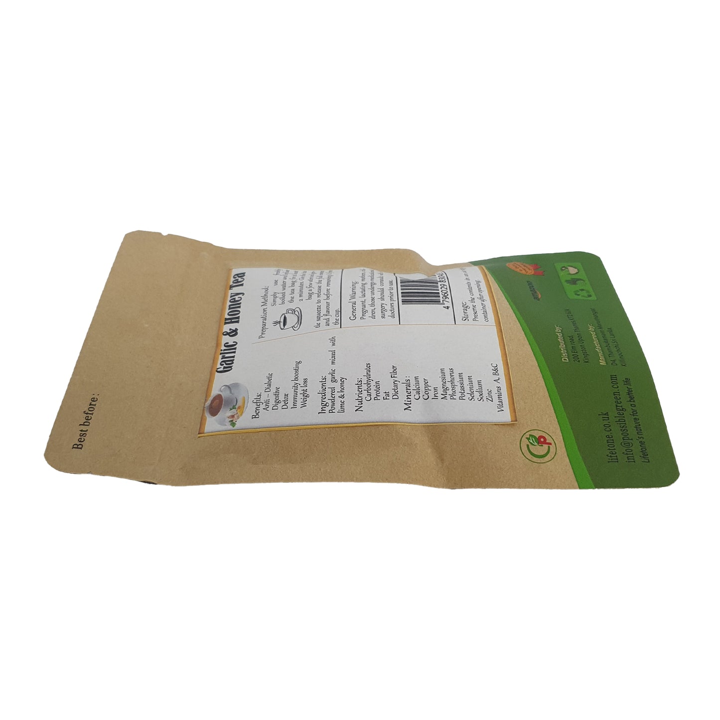 Té de ajo y miel Lifetone (40 g)