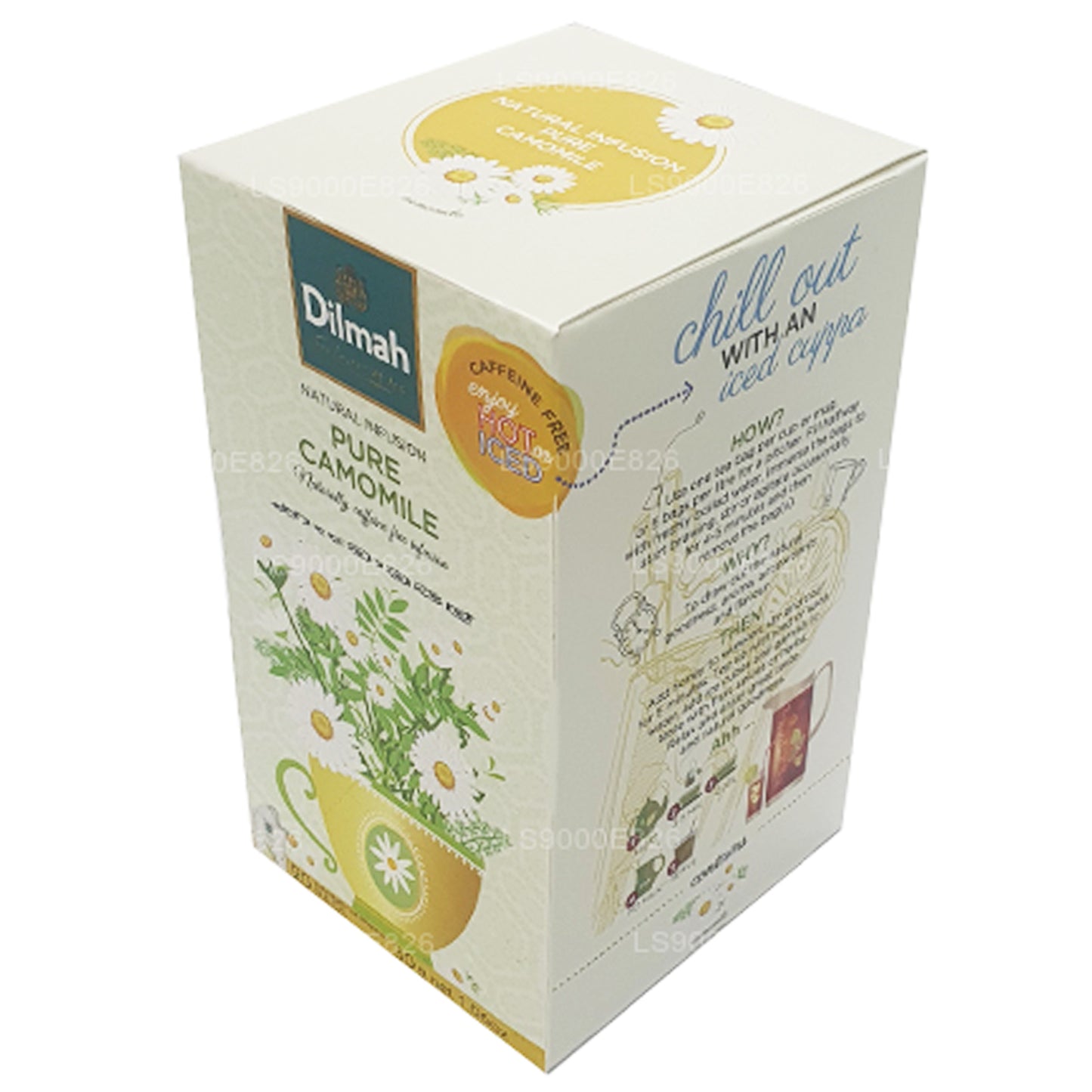 Flores de manzanilla pura Dilmah (30 g), 20 bolsitas de té