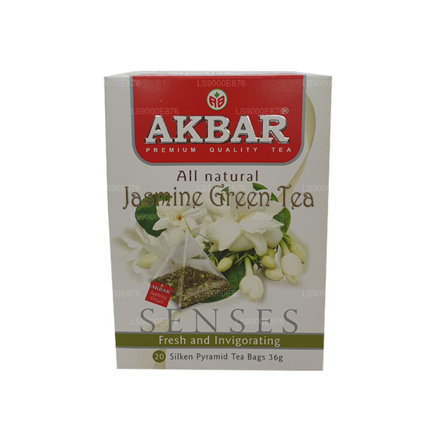 Té verde de jazmín Akbar (36 g) 20 bolsitas de té