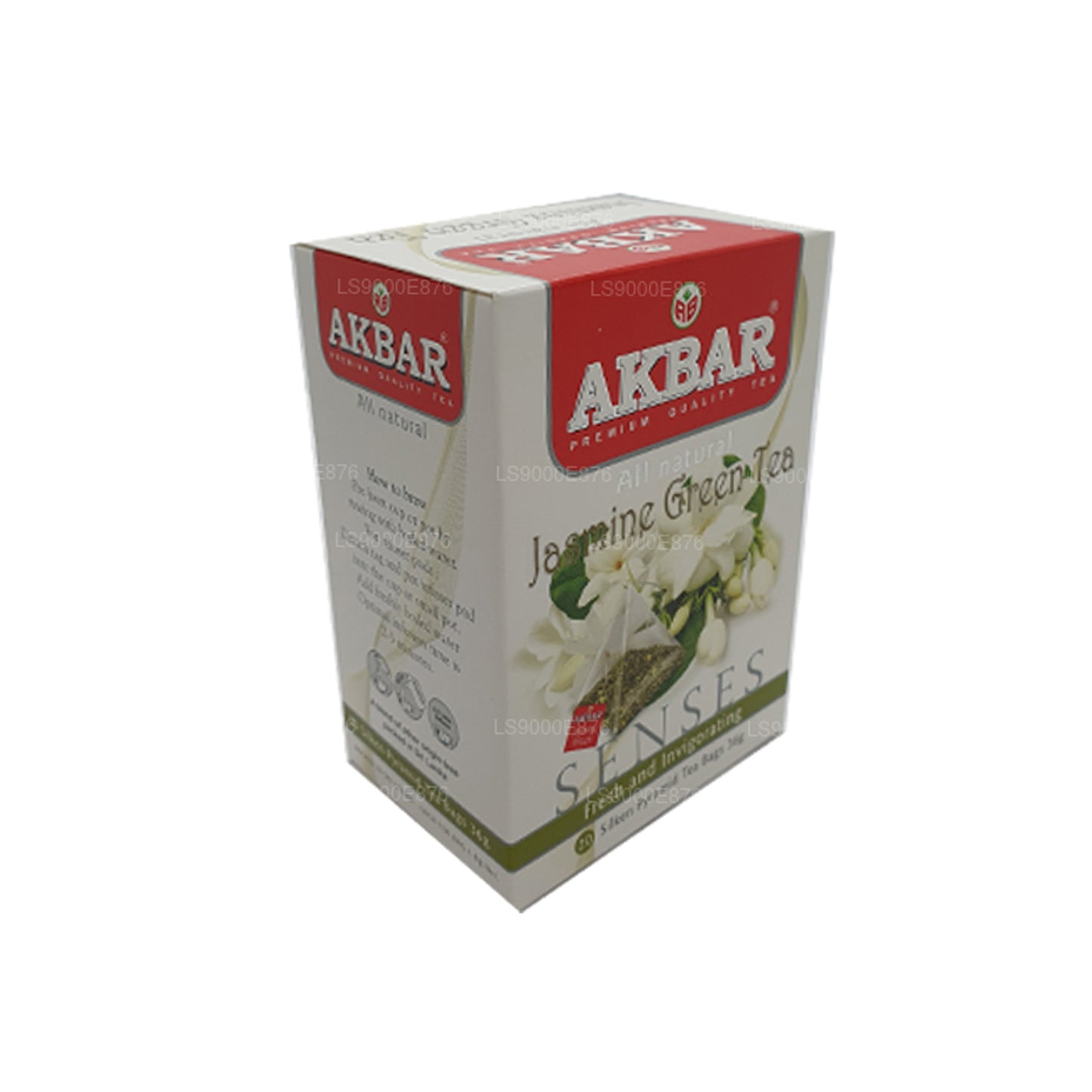 Té verde de jazmín Akbar (36 g) 20 bolsitas de té