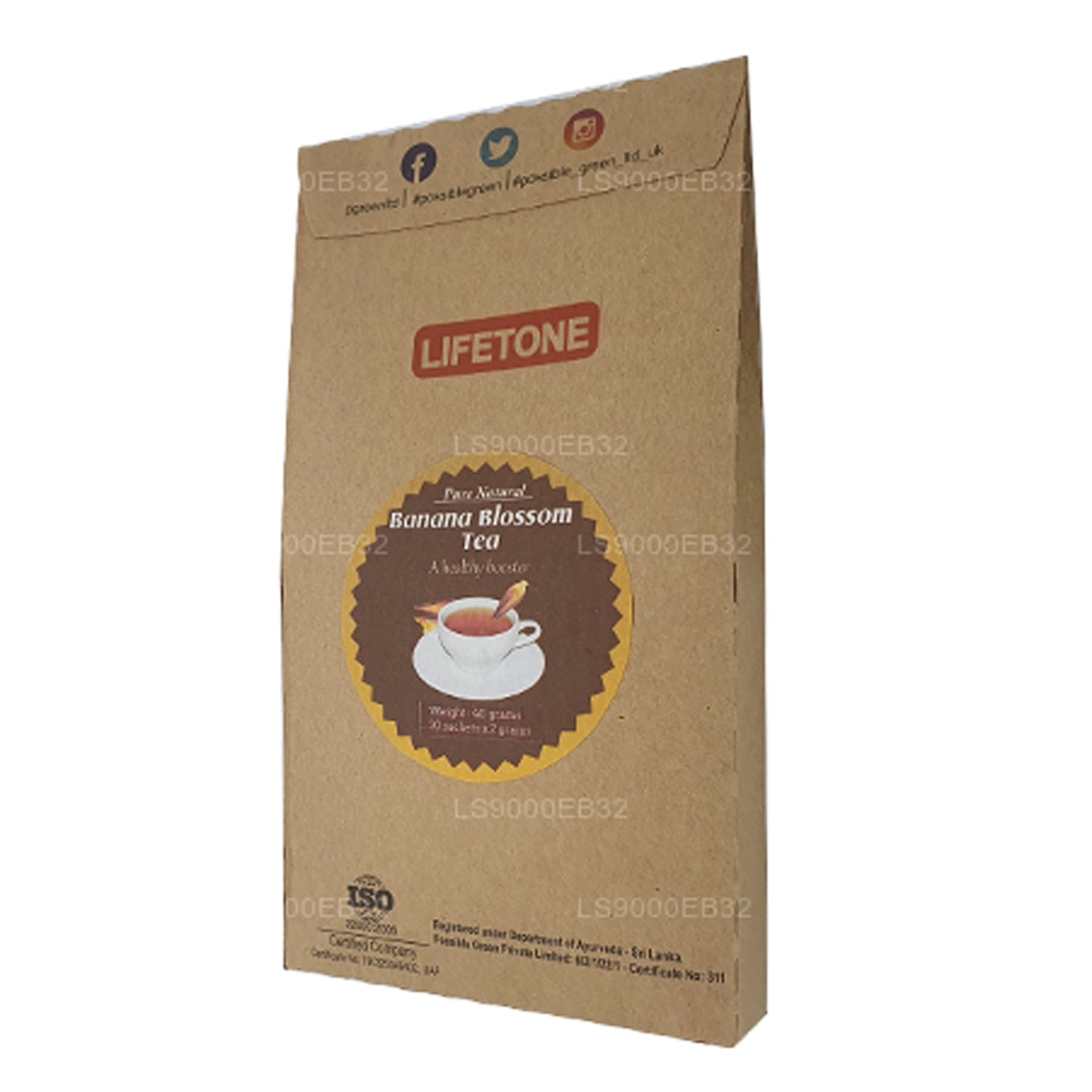 Té de flor de plátano Lifetone (40 g)