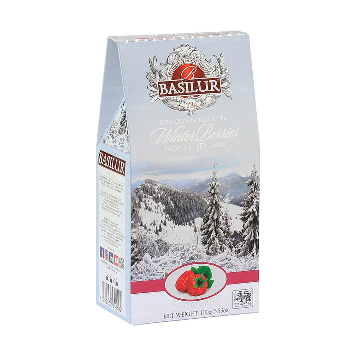 Bayas de invierno de Basilur «Frambuesas» (100 g)