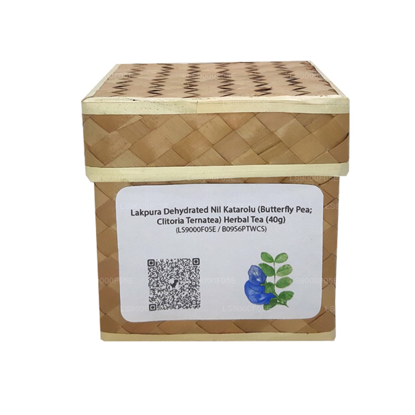 Té de hierbas Lakpura deshidratado Nil Katarolu (arveja mariposa; Clitoria Ternatea) (40 g)