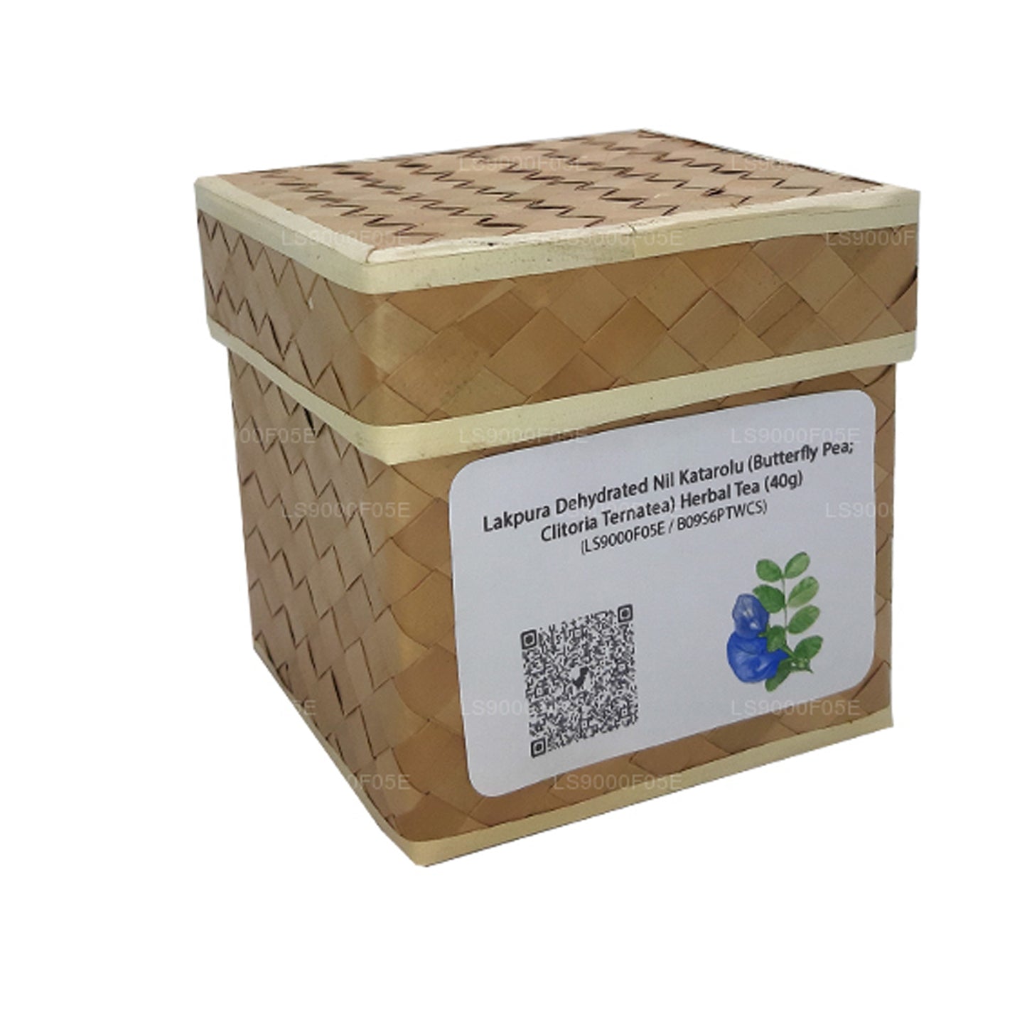 Té de hierbas Lakpura deshidratado Nil Katarolu (arveja mariposa; Clitoria Ternatea) (40 g)