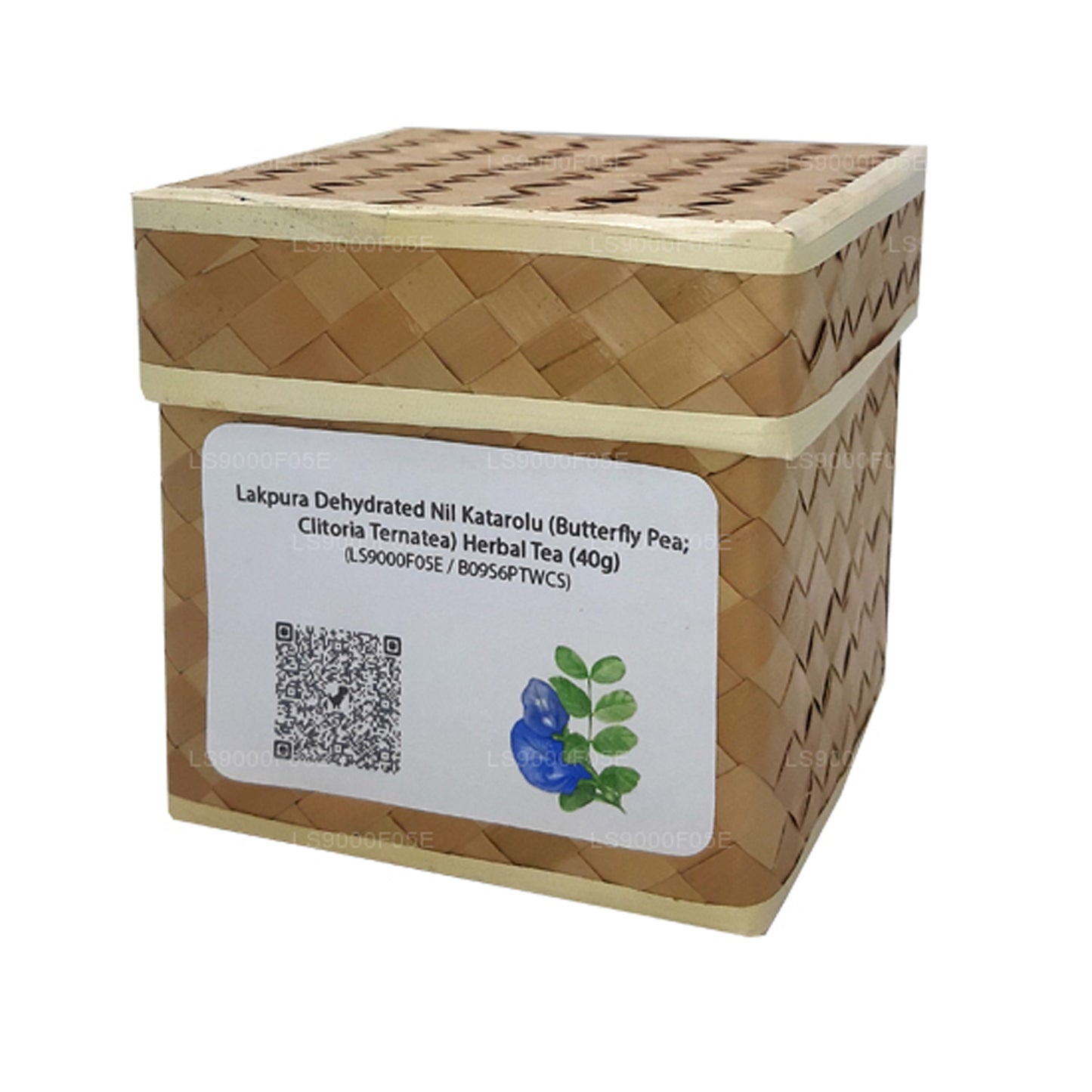 Té de hierbas Lakpura deshidratado Nil Katarolu (arveja mariposa; Clitoria Ternatea) (40 g)