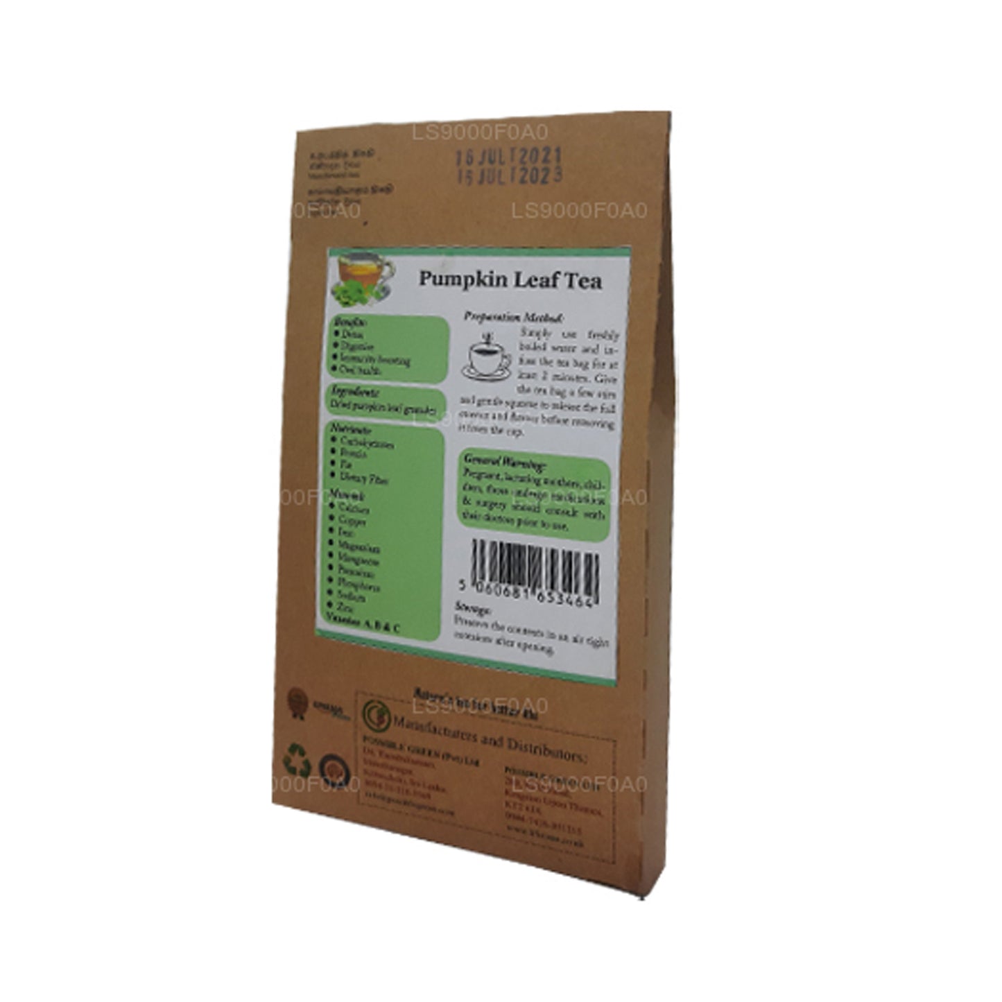 Lifetone Pumpkin Leaf Tea (40g)