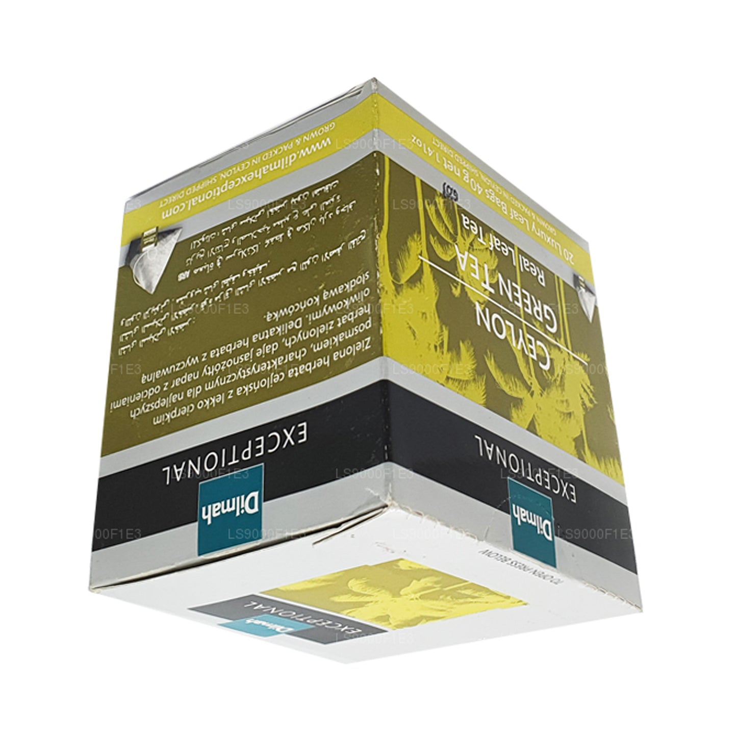 Té verde Dilmah Exceptional de Ceilán (40 g), 20 bolsitas de té