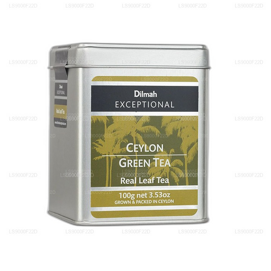 Té Dilmah Exceptional de hojas sueltas verdes de Ceilán (100 g)