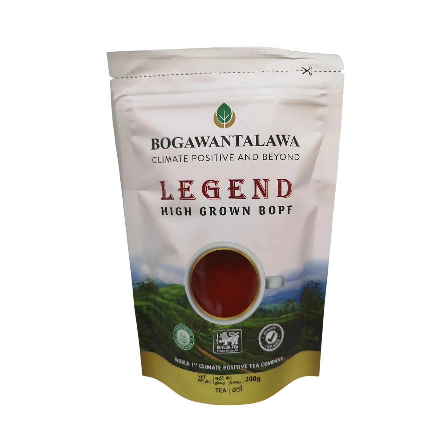 Té negro puro Bogawantalawa Legend (400 g) 100% BOPF