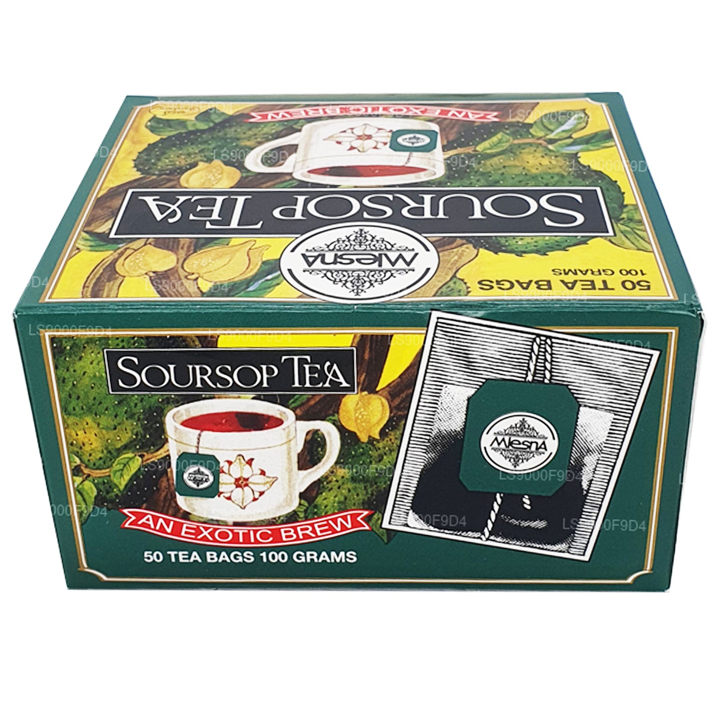 Té de guanábana Mlesna «Una cerveza exótica», 50 bolsitas de té (100 g)