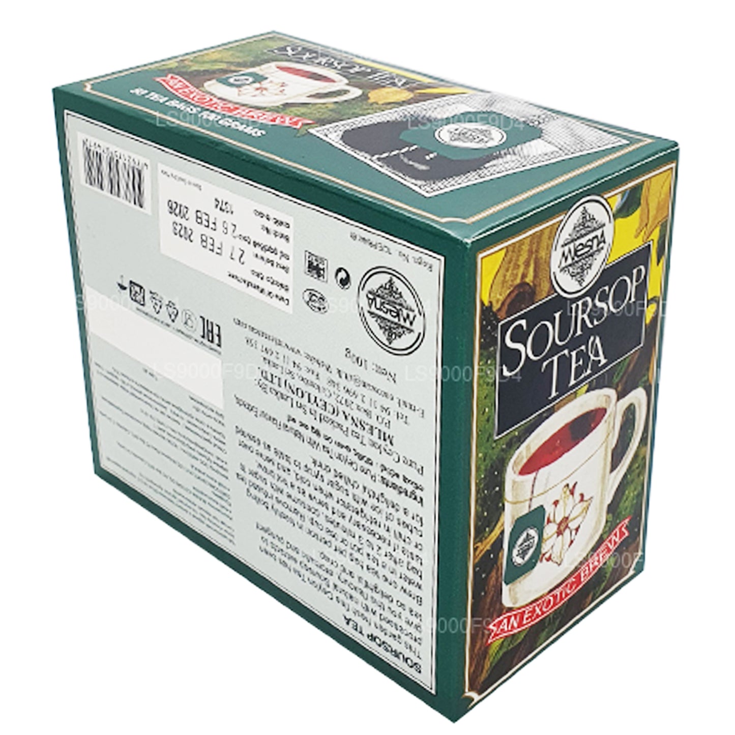 Té de guanábana Mlesna «Una cerveza exótica», 50 bolsitas de té (100 g)