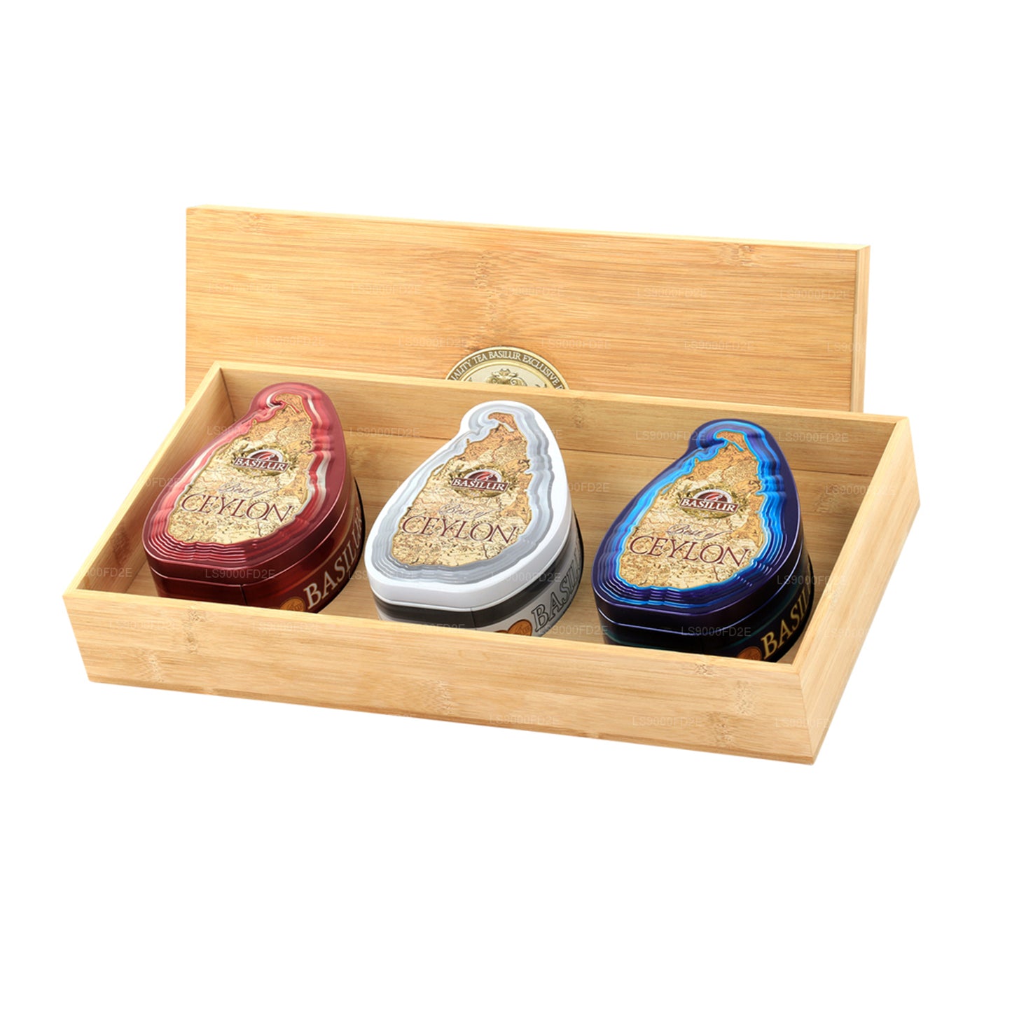 Latas para minimapas Basilur «Lo mejor de Ceilán» 3 en 1 (150 g)