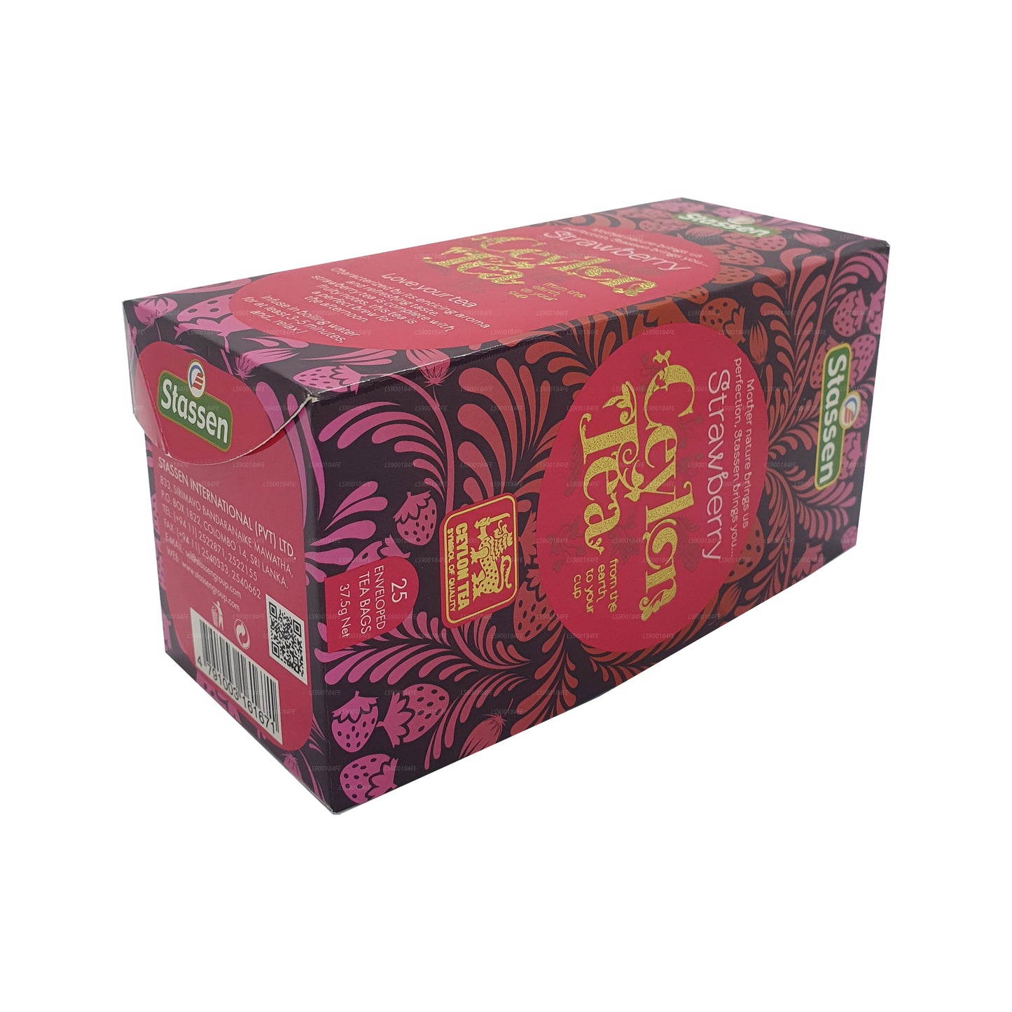 Té de fresa Stassen (37,5 g) 25 bolsitas de té