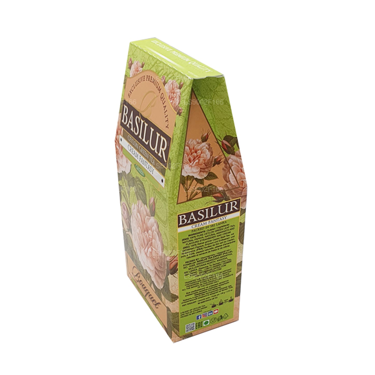 Té verde Basilur Cream Fantasy de Ceilán (100 g)