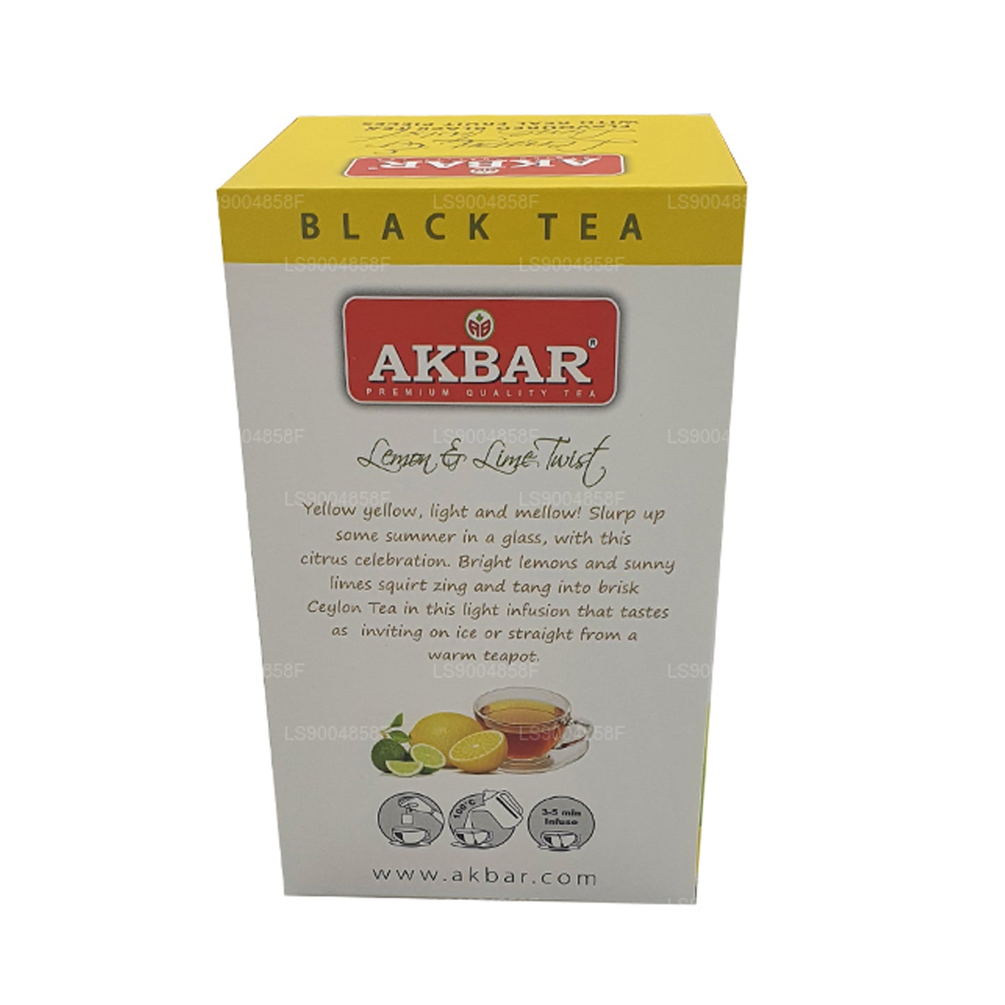 Té Akbar Twist de limón y lima (40 g) 20 bolsitas de té