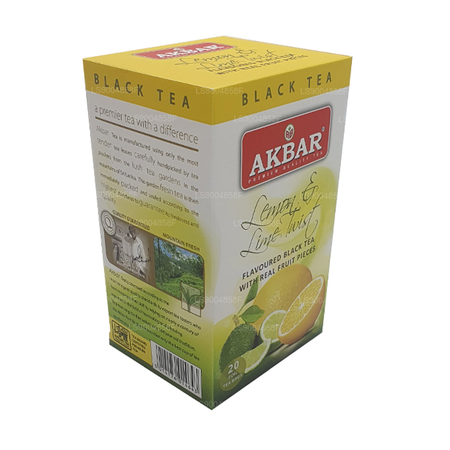 Té Akbar Twist de limón y lima (40 g) 20 bolsitas de té