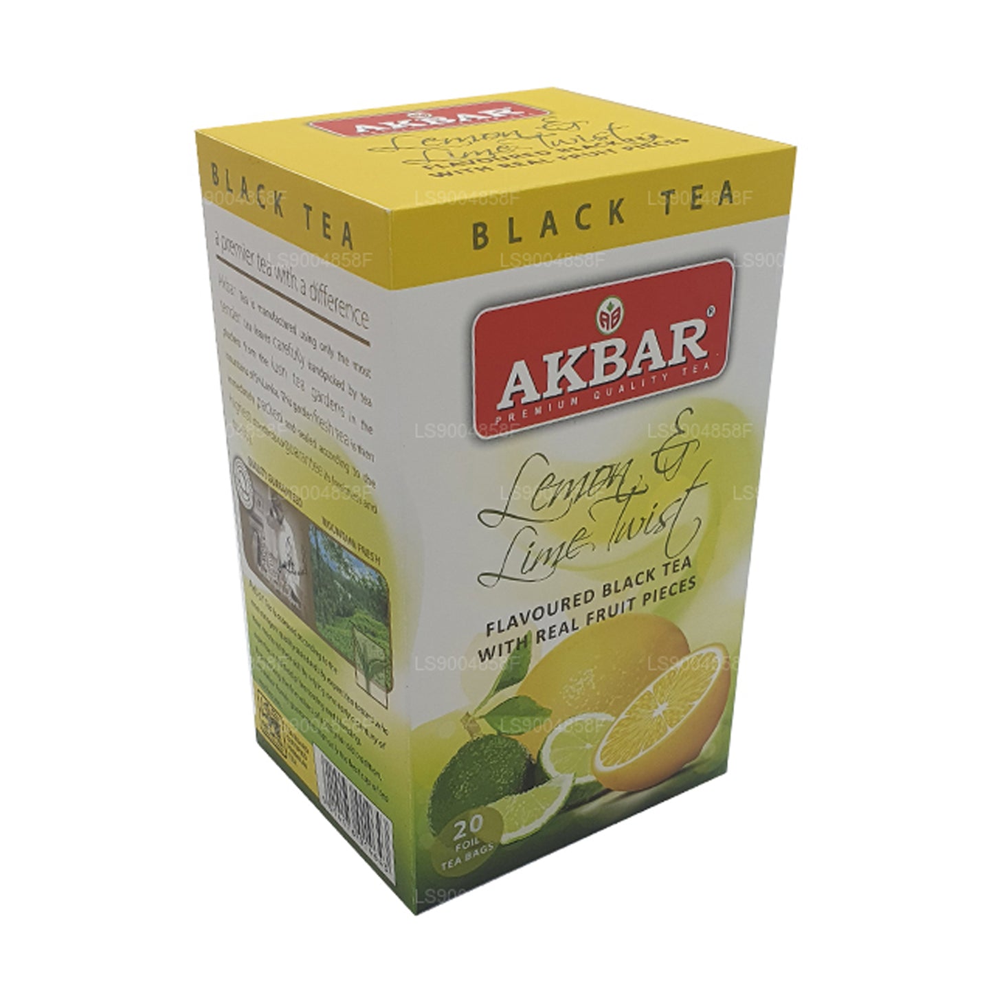 Té Akbar Twist de limón y lima (40 g) 20 bolsitas de té