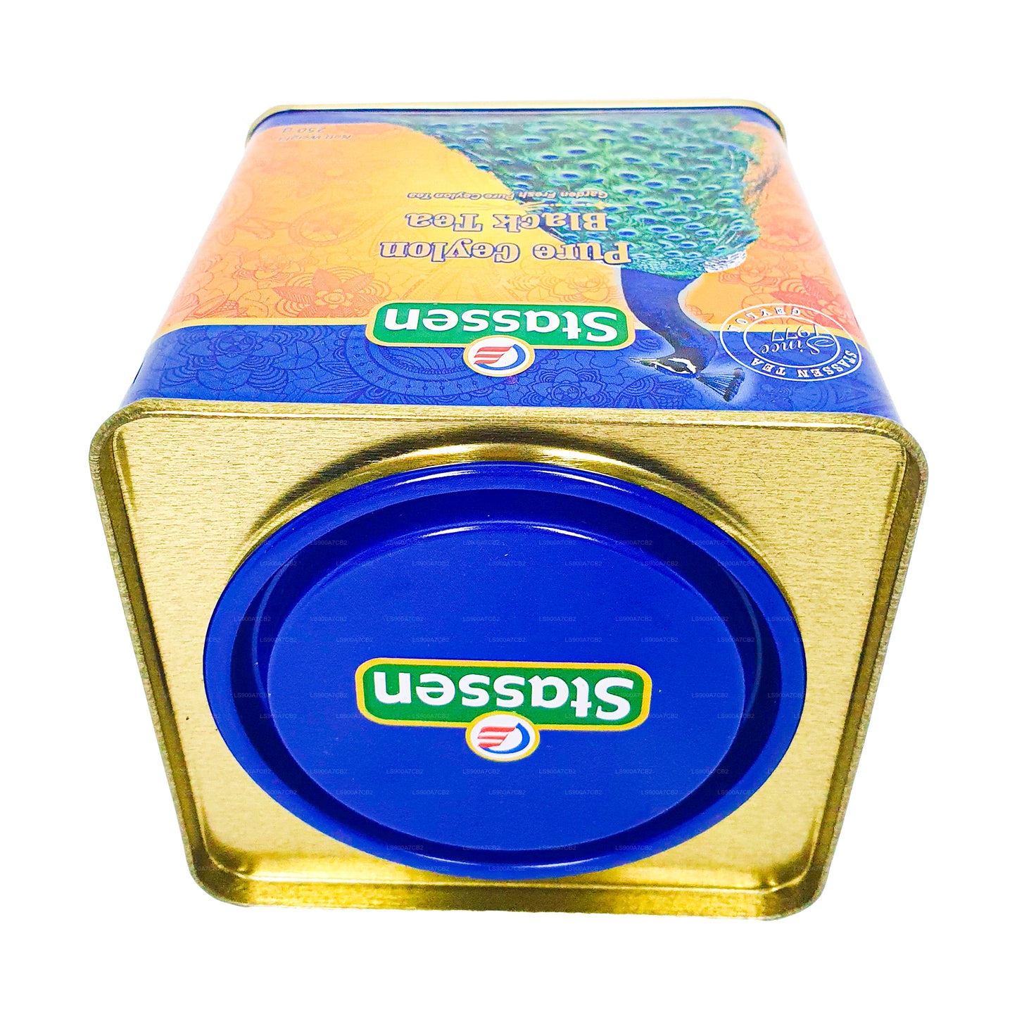 Lata de té negro puro de Ceilán Stassen (250 g)