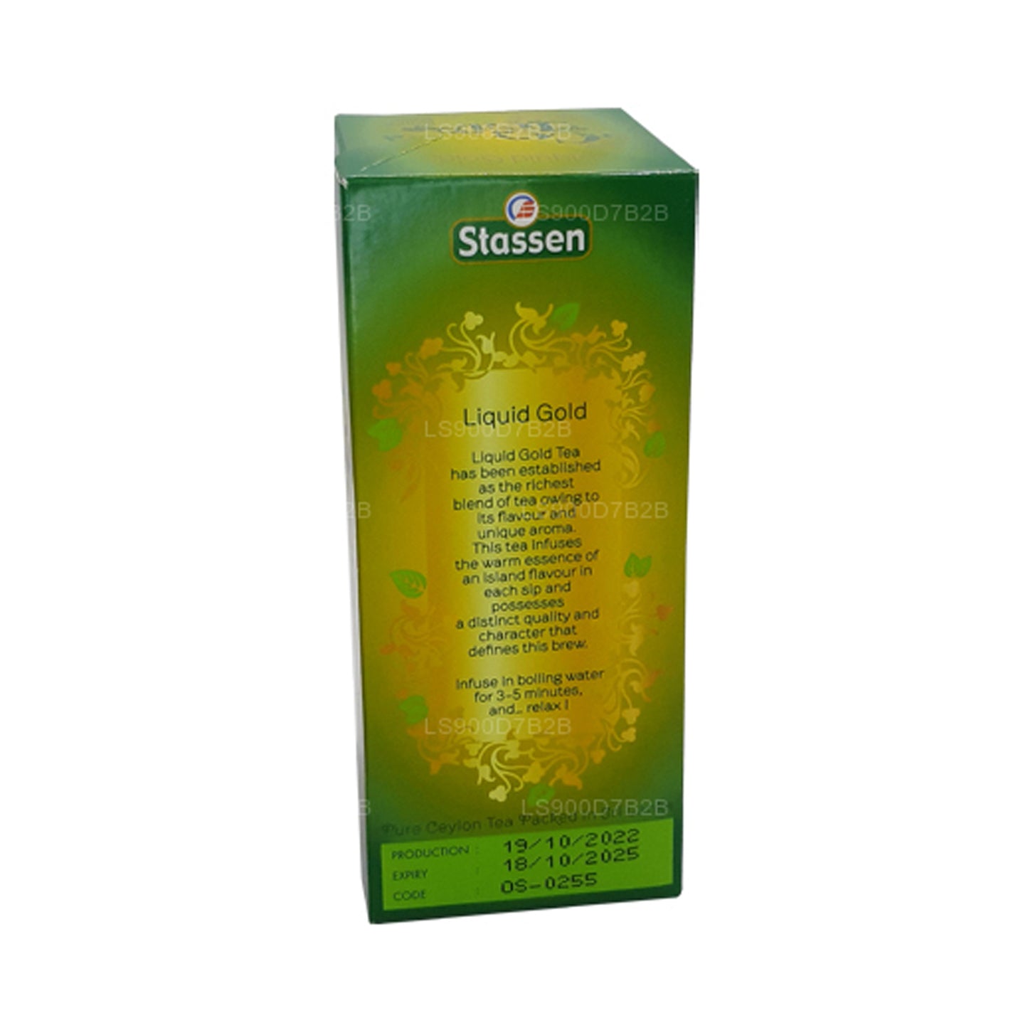 Té Stassen Liquid Gold (50 g) 25 bolsitas de té