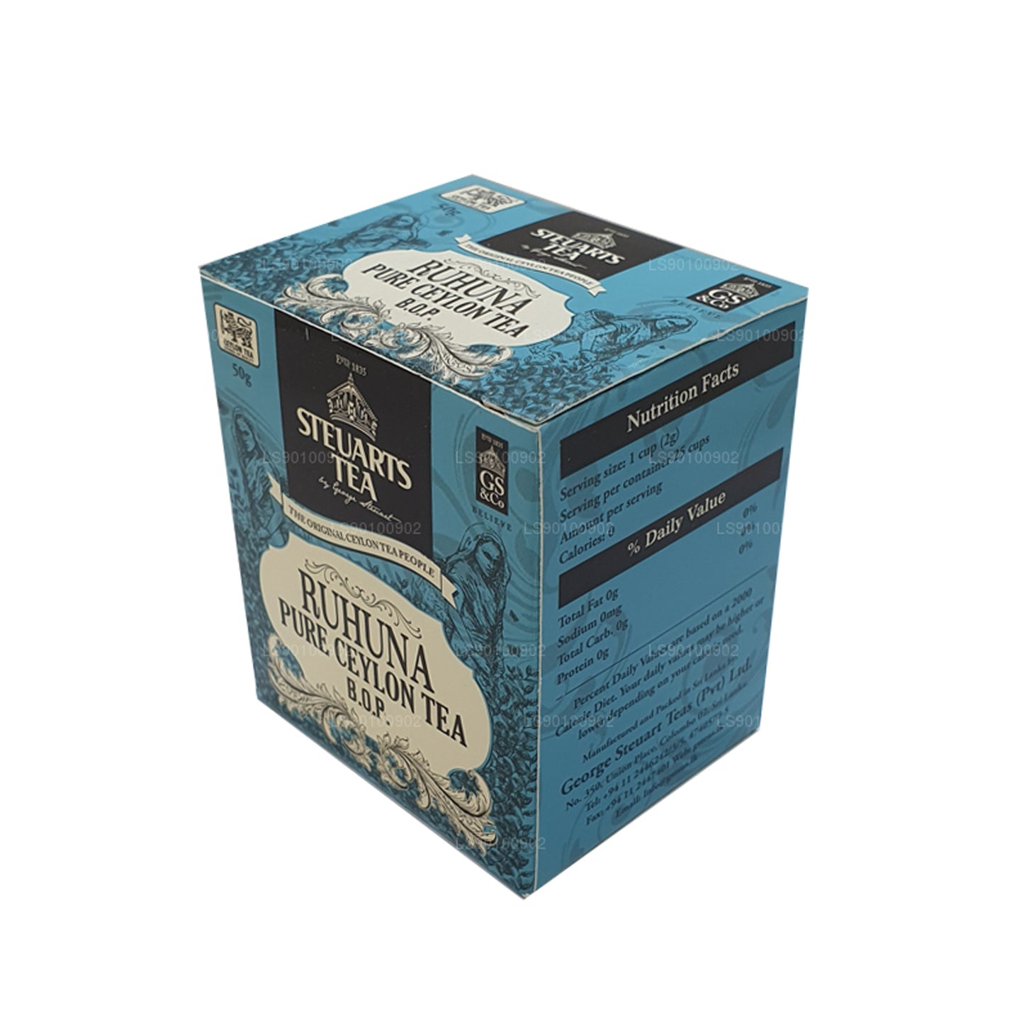 Té de hojas Ruhuna BOP de George Steuart (50 g)