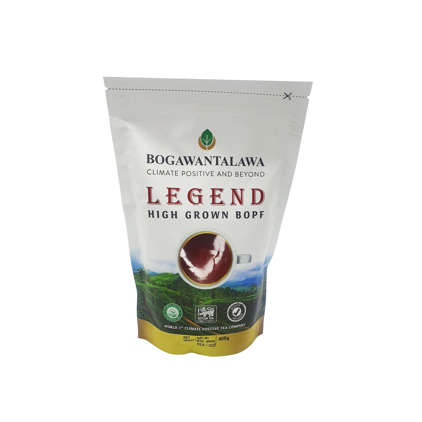 Té negro puro Bogawantalawa Legend (400 g) 100% BOPF
