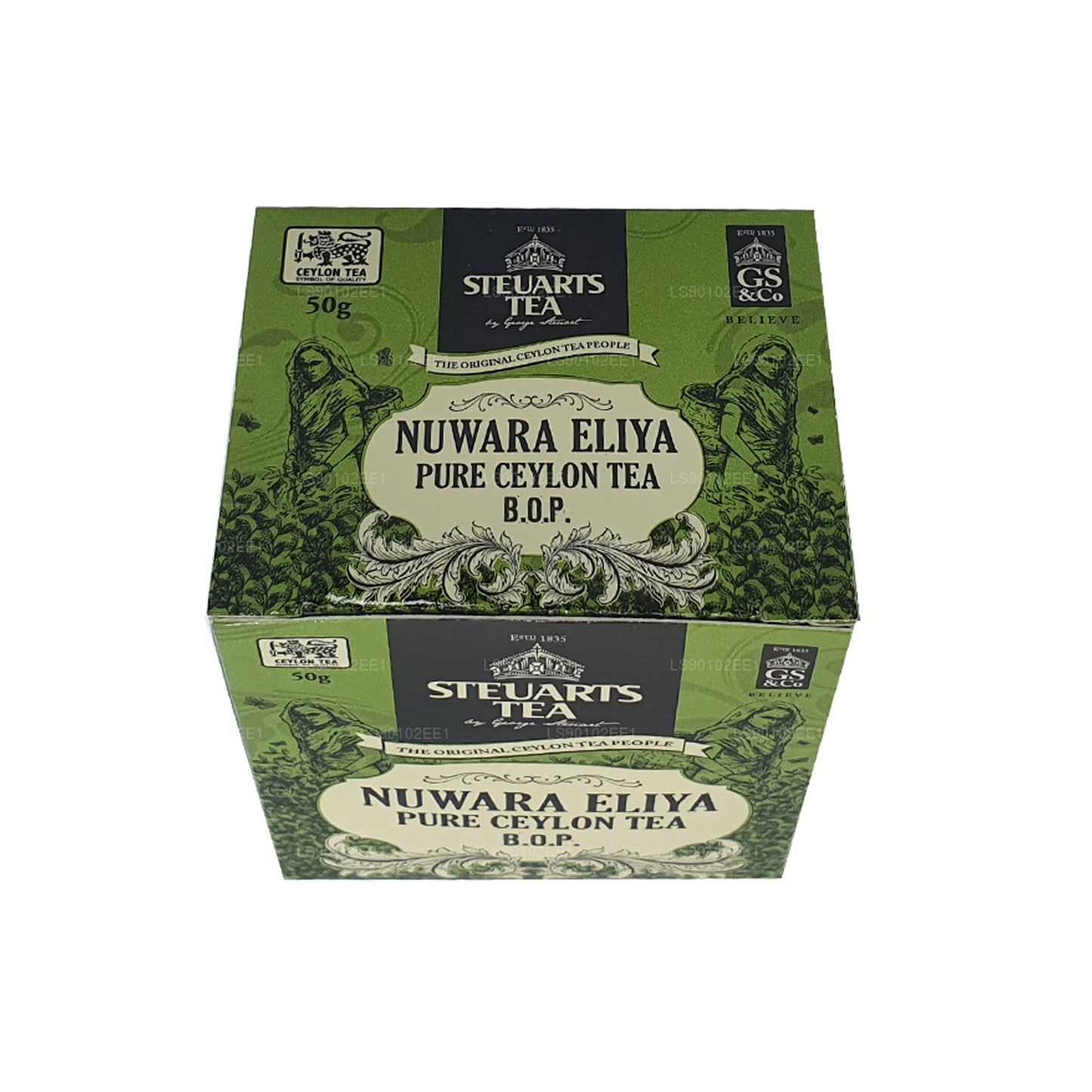 Té de hojas Nuwara Eliya BOP de George Steuart (50 g)