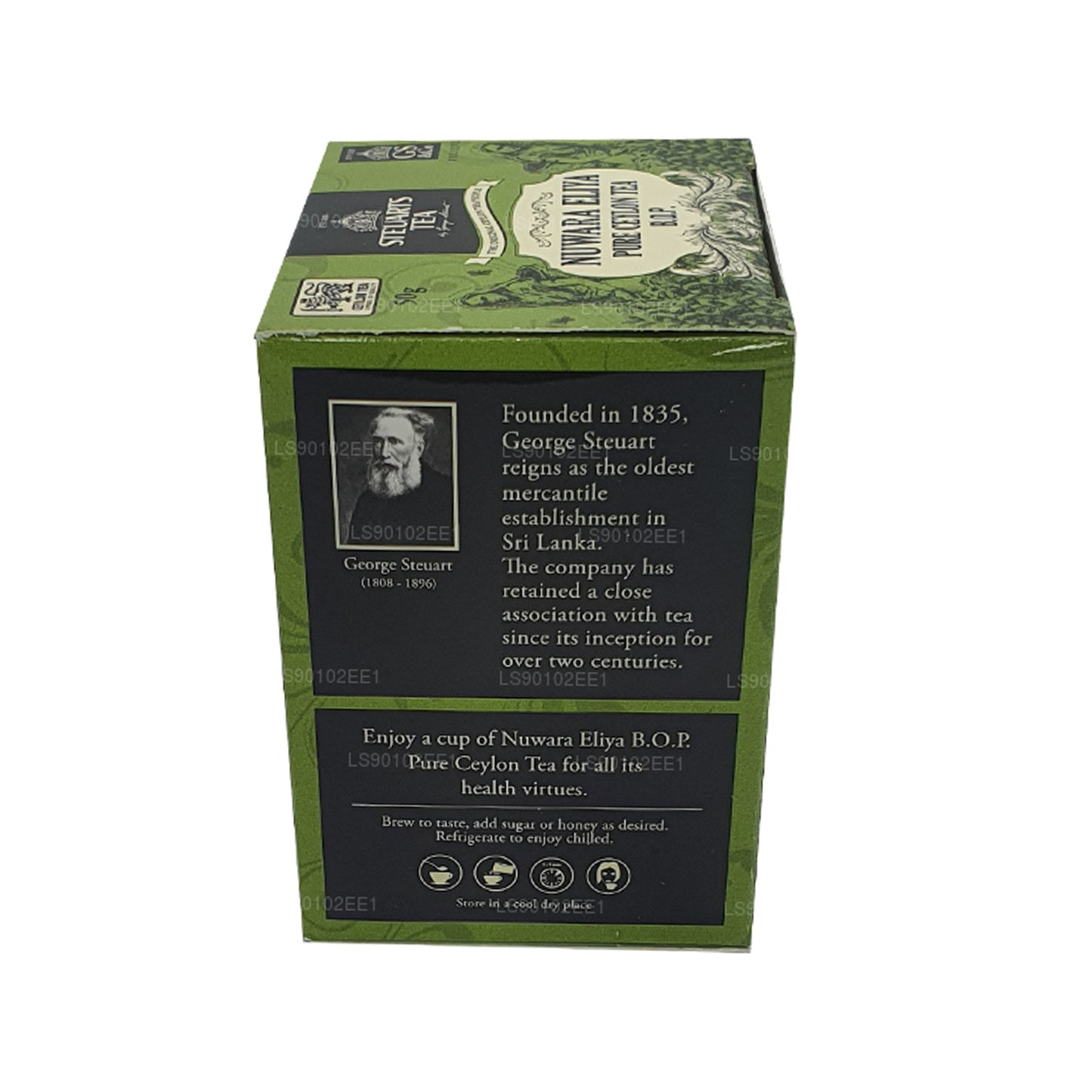 Té de hojas Nuwara Eliya BOP de George Steuart (50 g)
