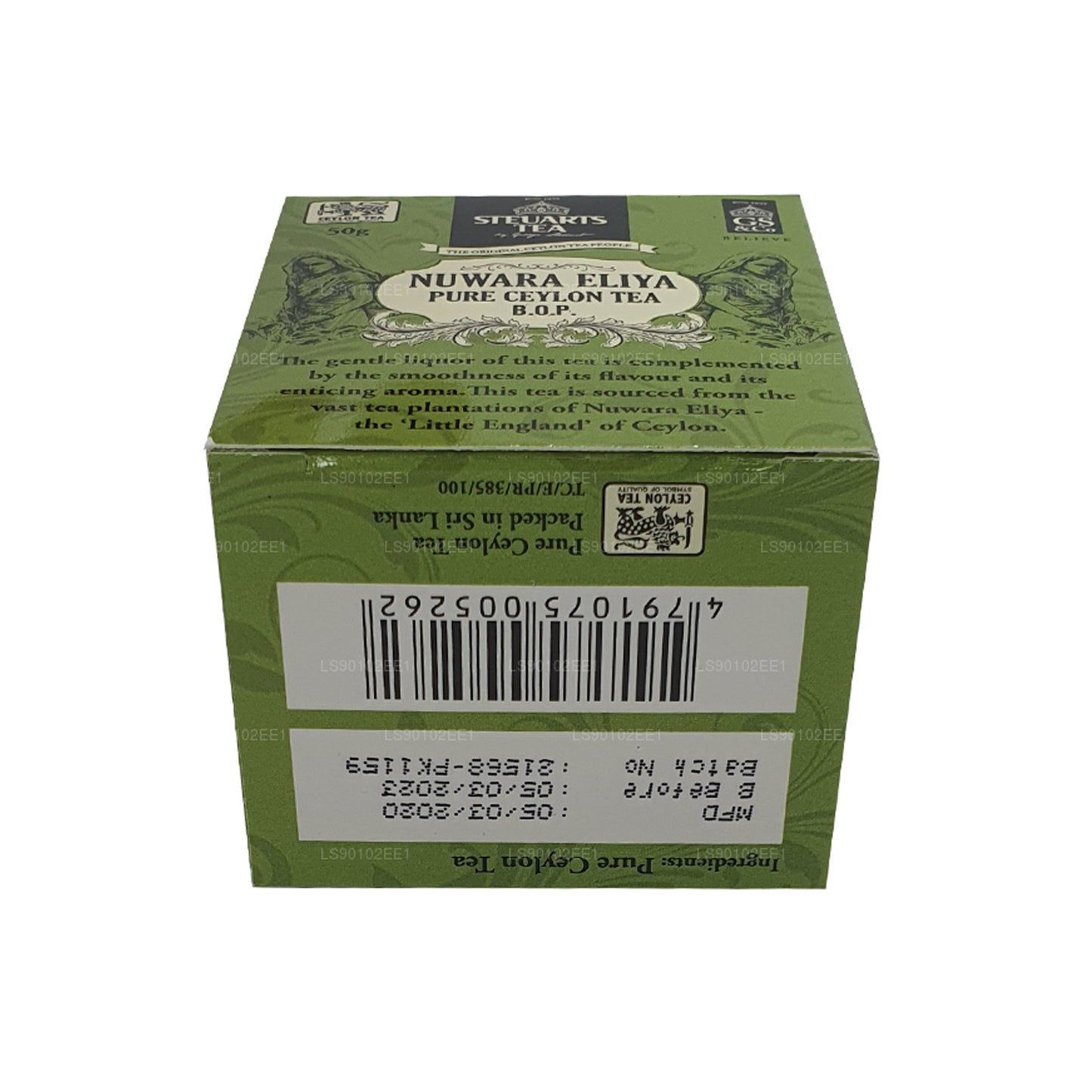 Té de hojas Nuwara Eliya BOP de George Steuart (50 g)