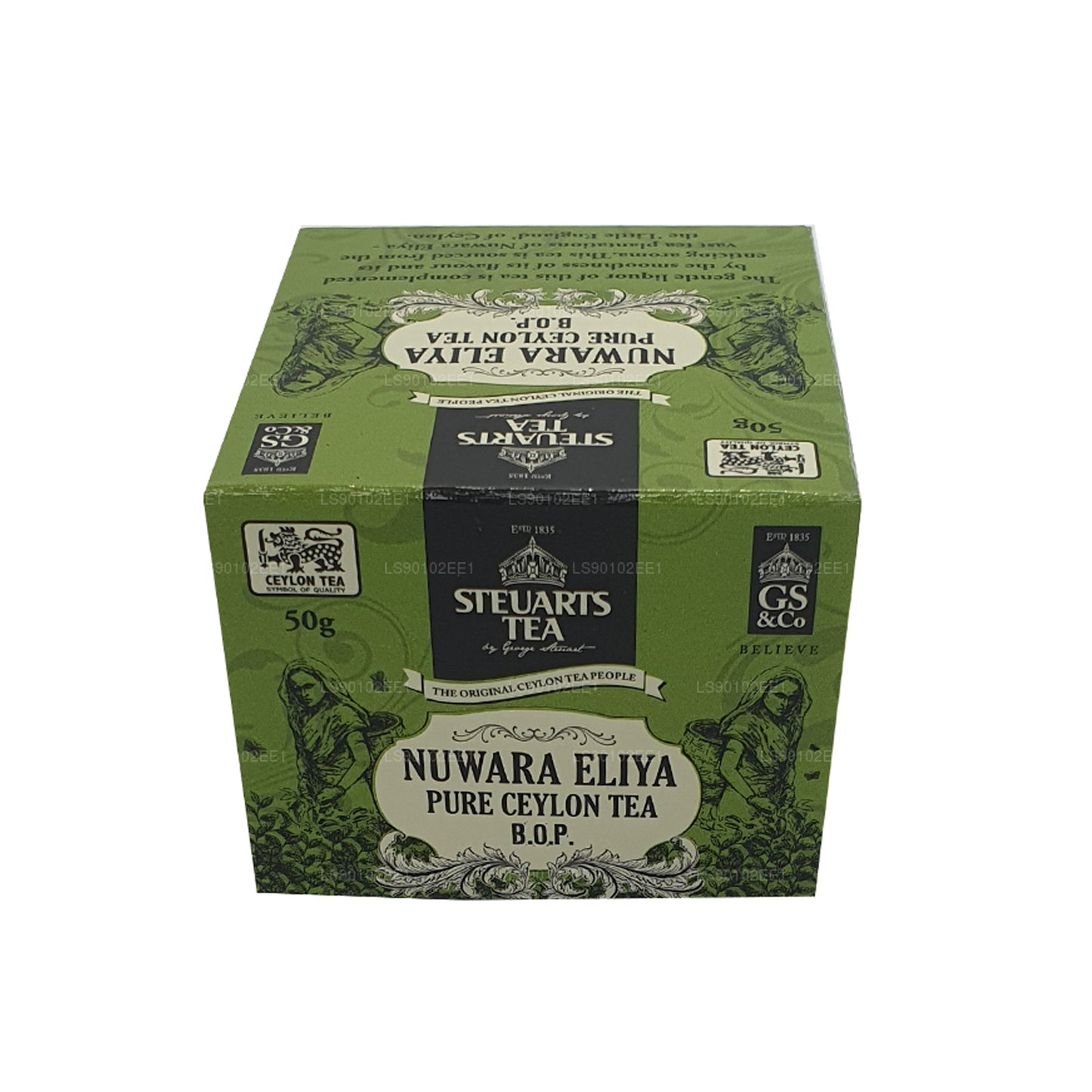 Té de hojas Nuwara Eliya BOP de George Steuart (50 g)