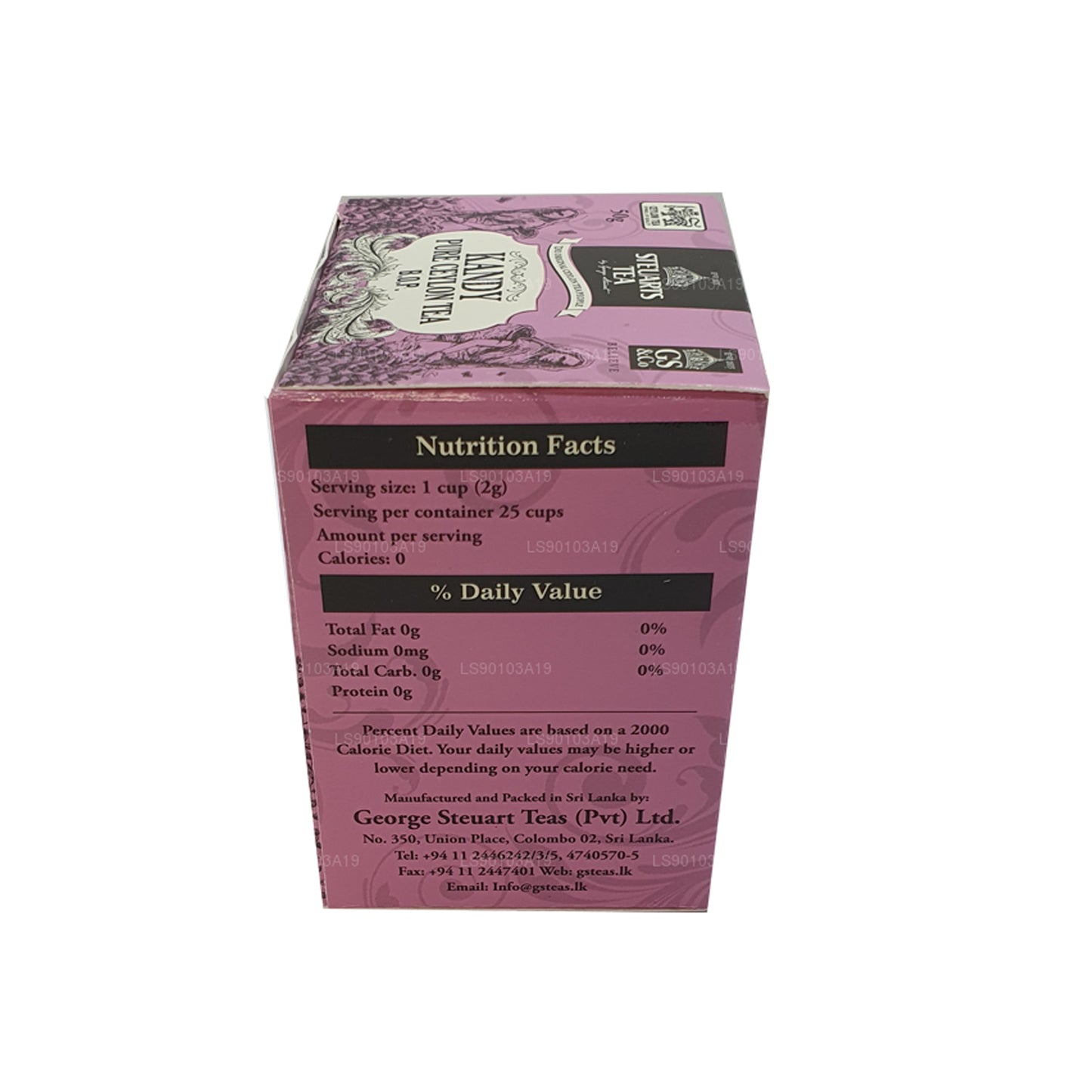 George Steuart Kandy BOP El té de hojas (50g)