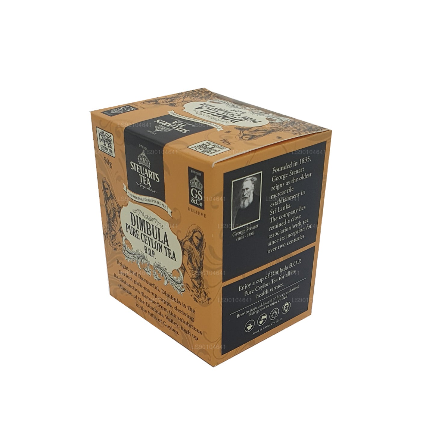 Té de hojas Dimbula BOP de George Steuart (50 g)