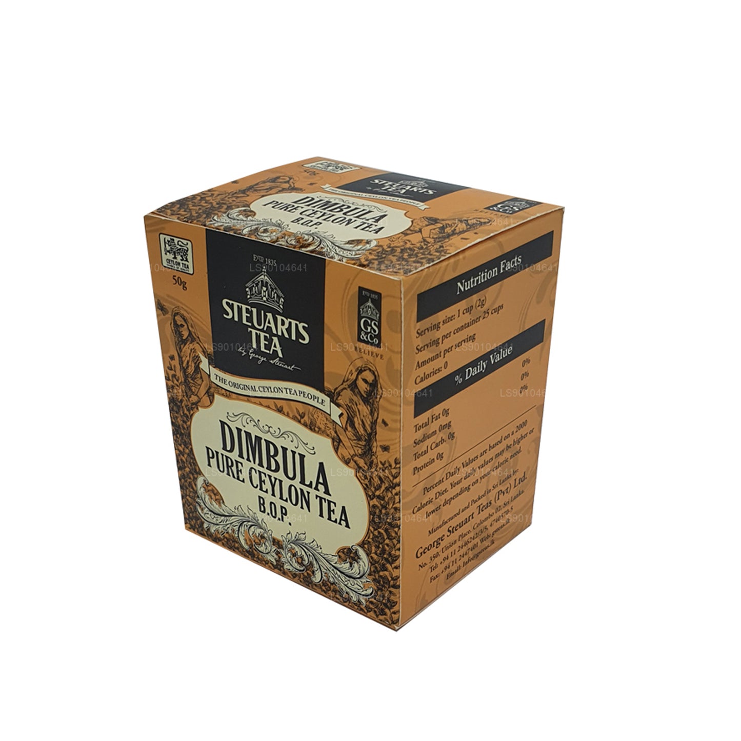 Té de hojas Dimbula BOP de George Steuart (50 g)