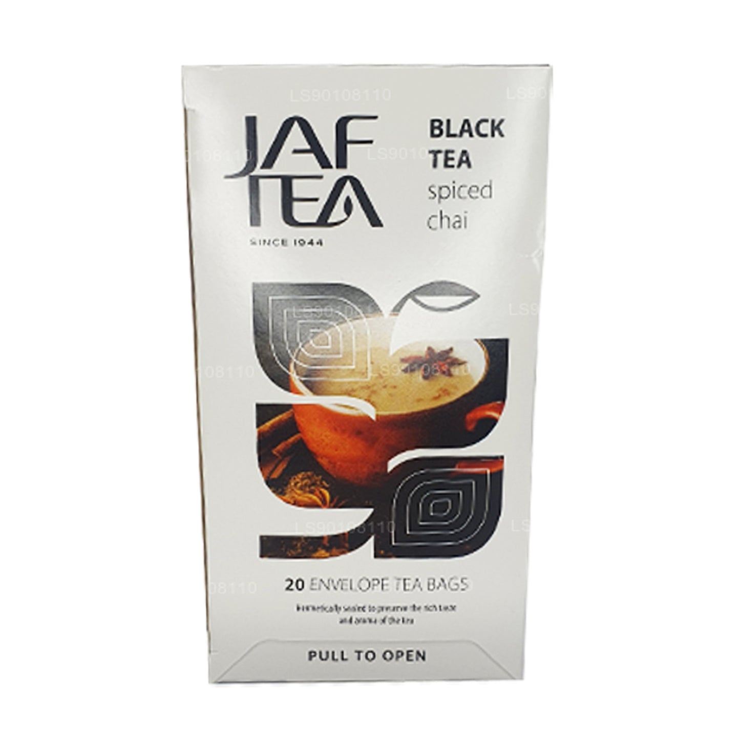 Chai especiado de té negro Jaf Tea Pure Spice Collection (40 g), 20 bolsitas de té