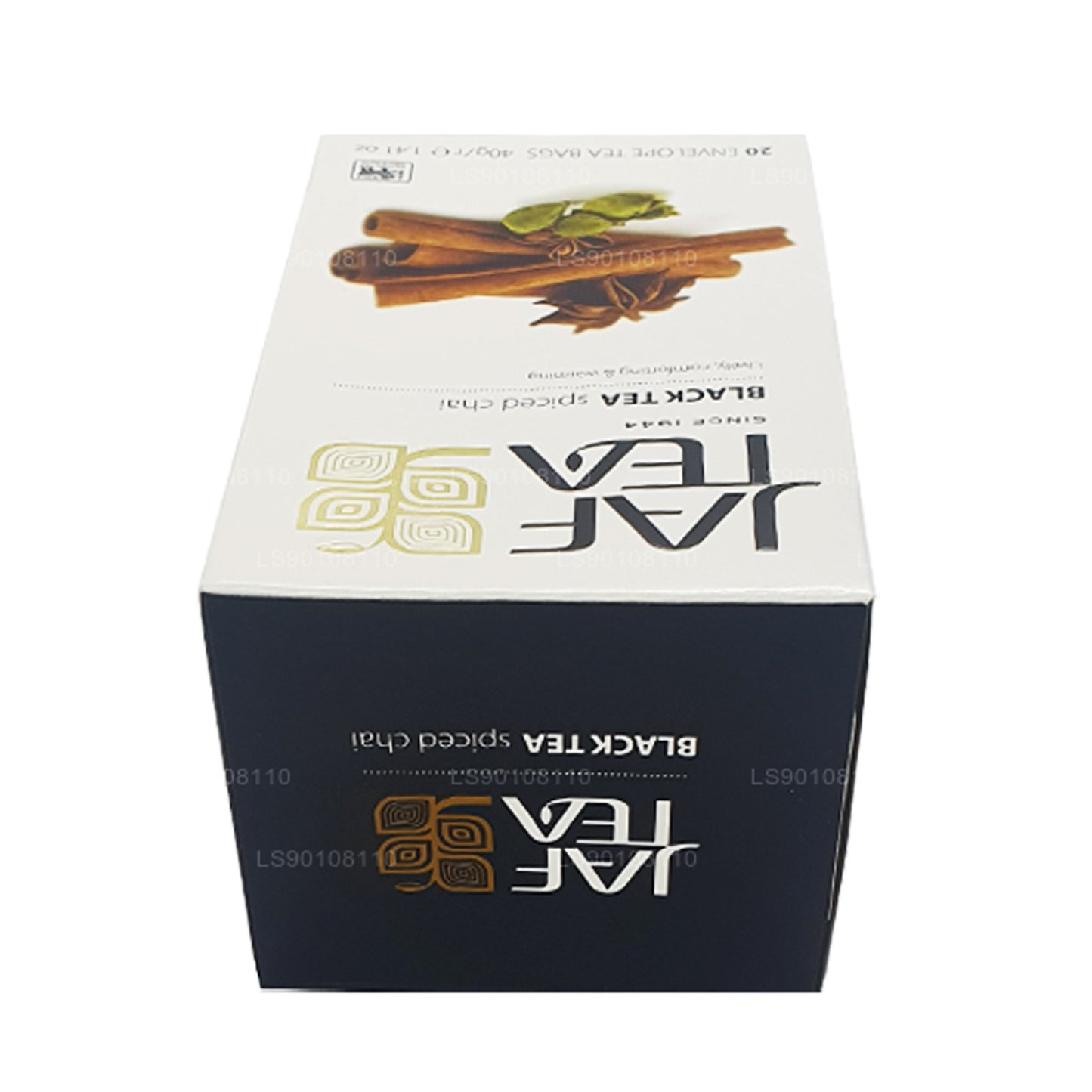 Chai especiado de té negro Jaf Tea Pure Spice Collection (40 g), 20 bolsitas de té