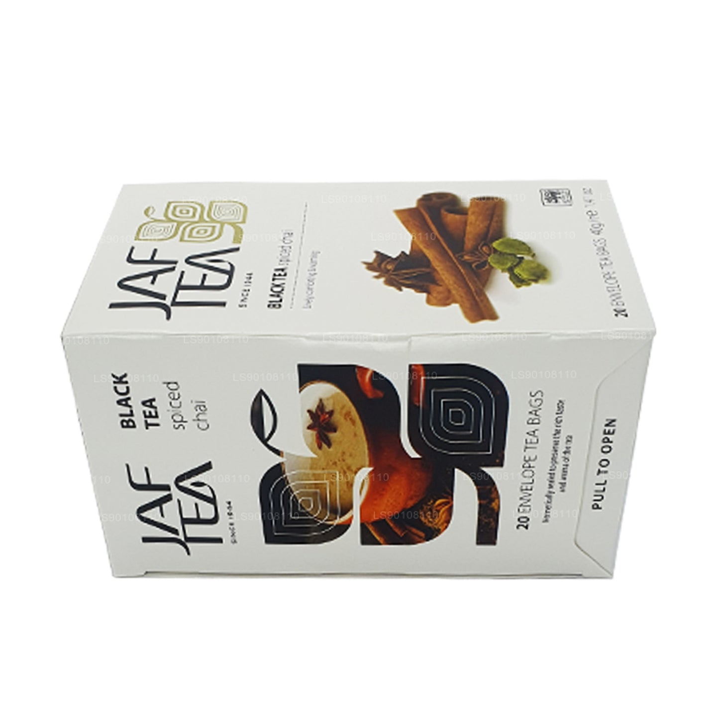 Chai especiado de té negro Jaf Tea Pure Spice Collection (40 g), 20 bolsitas de té