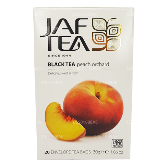 Té negro Jaf Tea Pure Fruits Collection Peach Orchard (30 g), 20 bolsitas de té