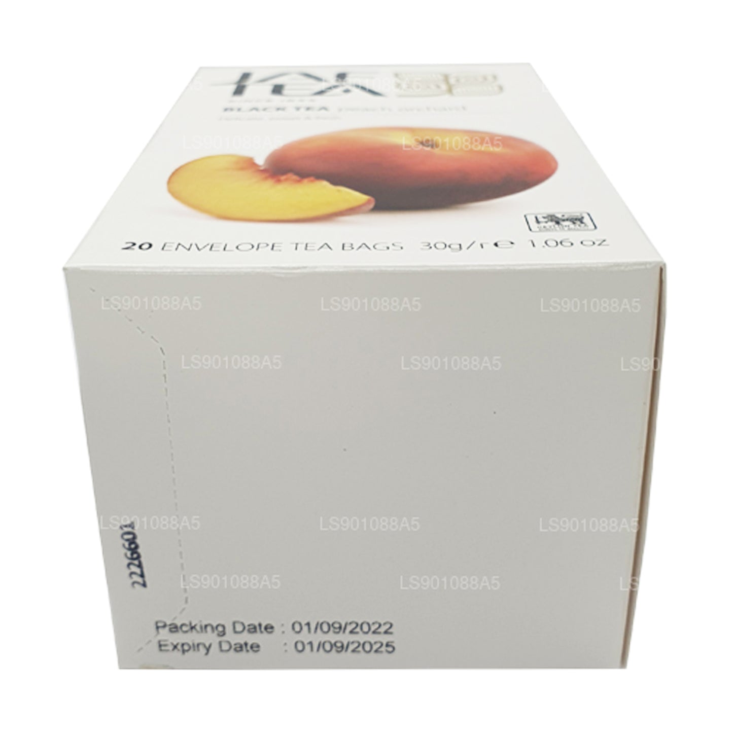 Té negro Jaf Tea Pure Fruits Collection Peach Orchard (30 g), 20 bolsitas de té