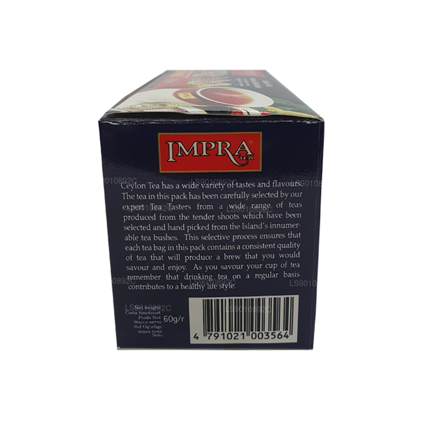Té negro de Ceilán Impra Flavor Collection (60 g) 30 bolsitas de té
